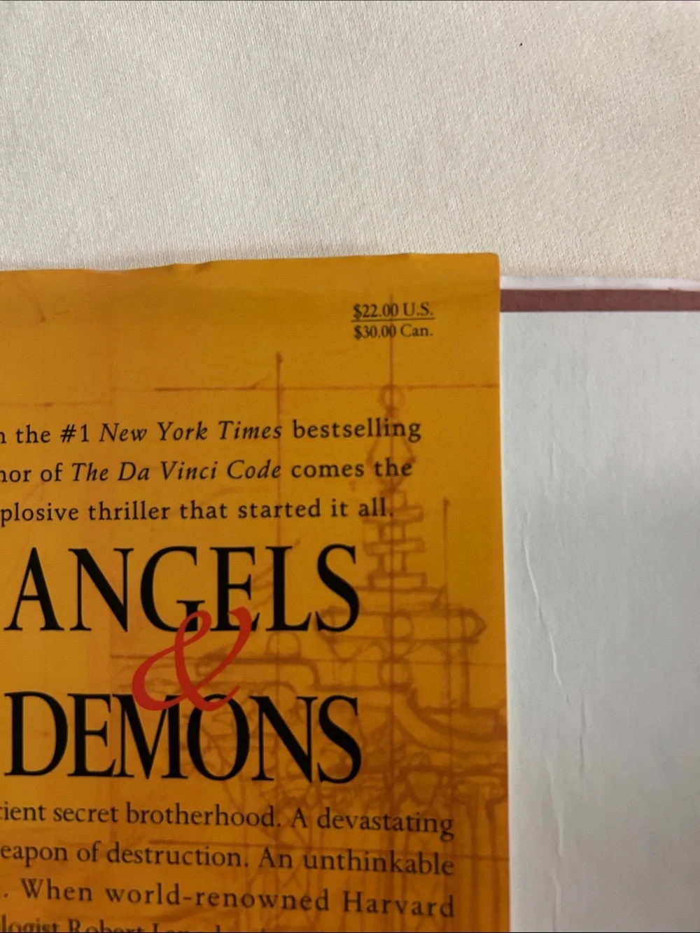 Angels & Demons - First Atria Books 1st edition Hardcover Edition used book